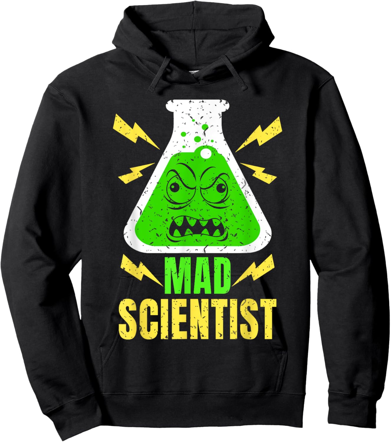 Mad Scientist Shirt Kids Youth Adult Science Teacher Funny Hoodie - Hoodie | Black