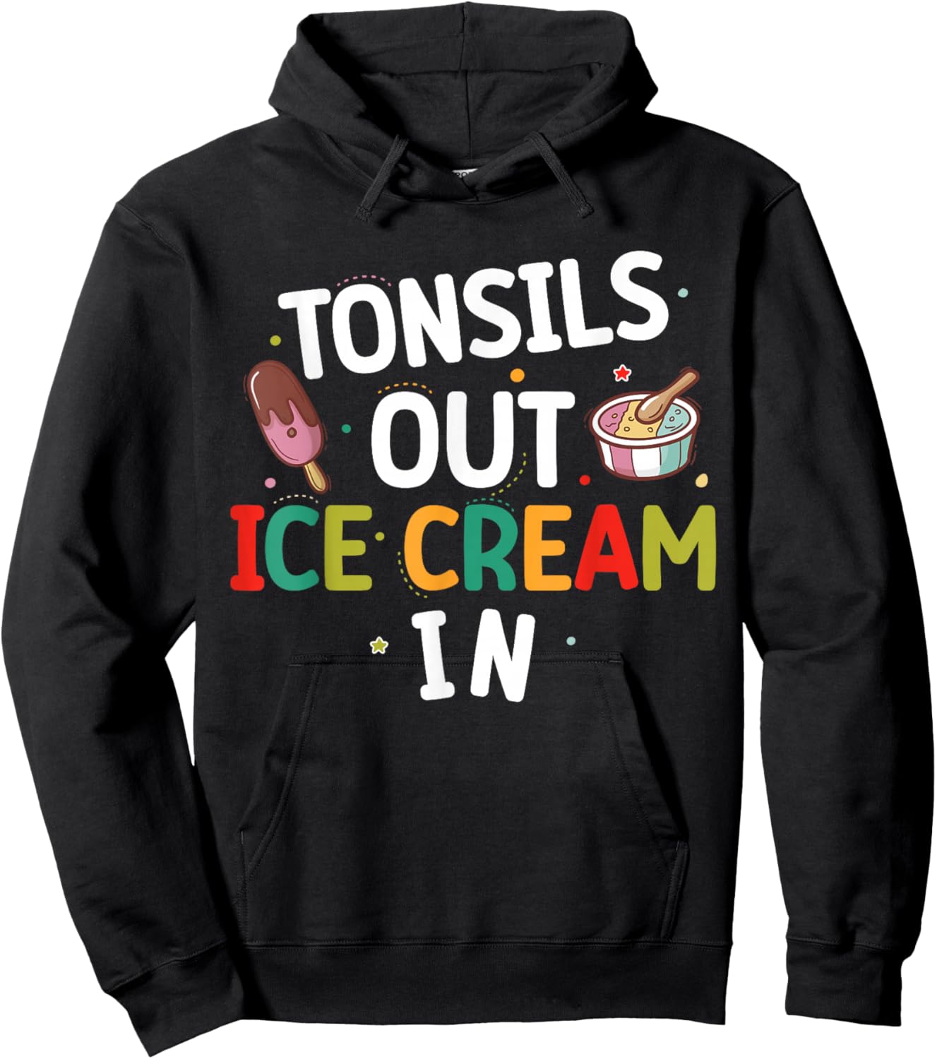 Tonsil Removal Tonsils Removal Recovery Funny Tonsillectomy Hoodie - Hoodie | Black