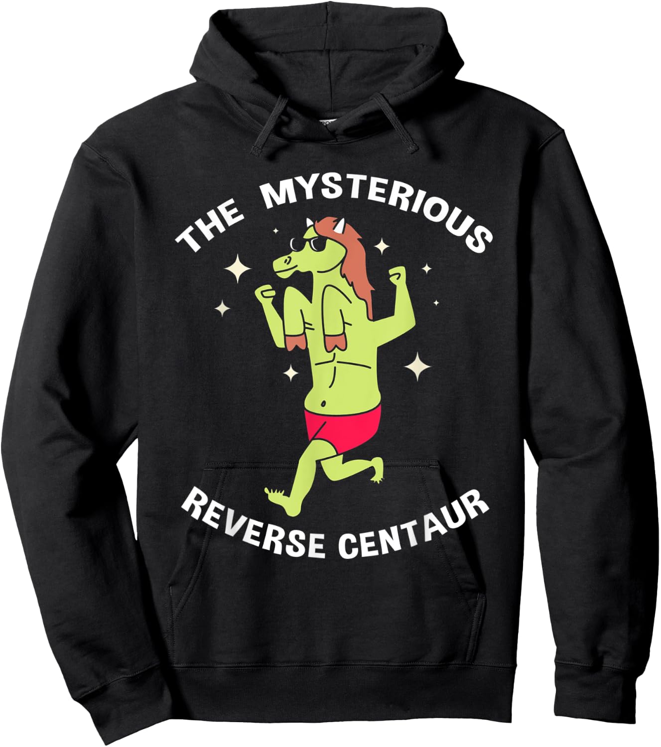 The Mysterious Reverse Centaur Hoodie - Hoodie | Black