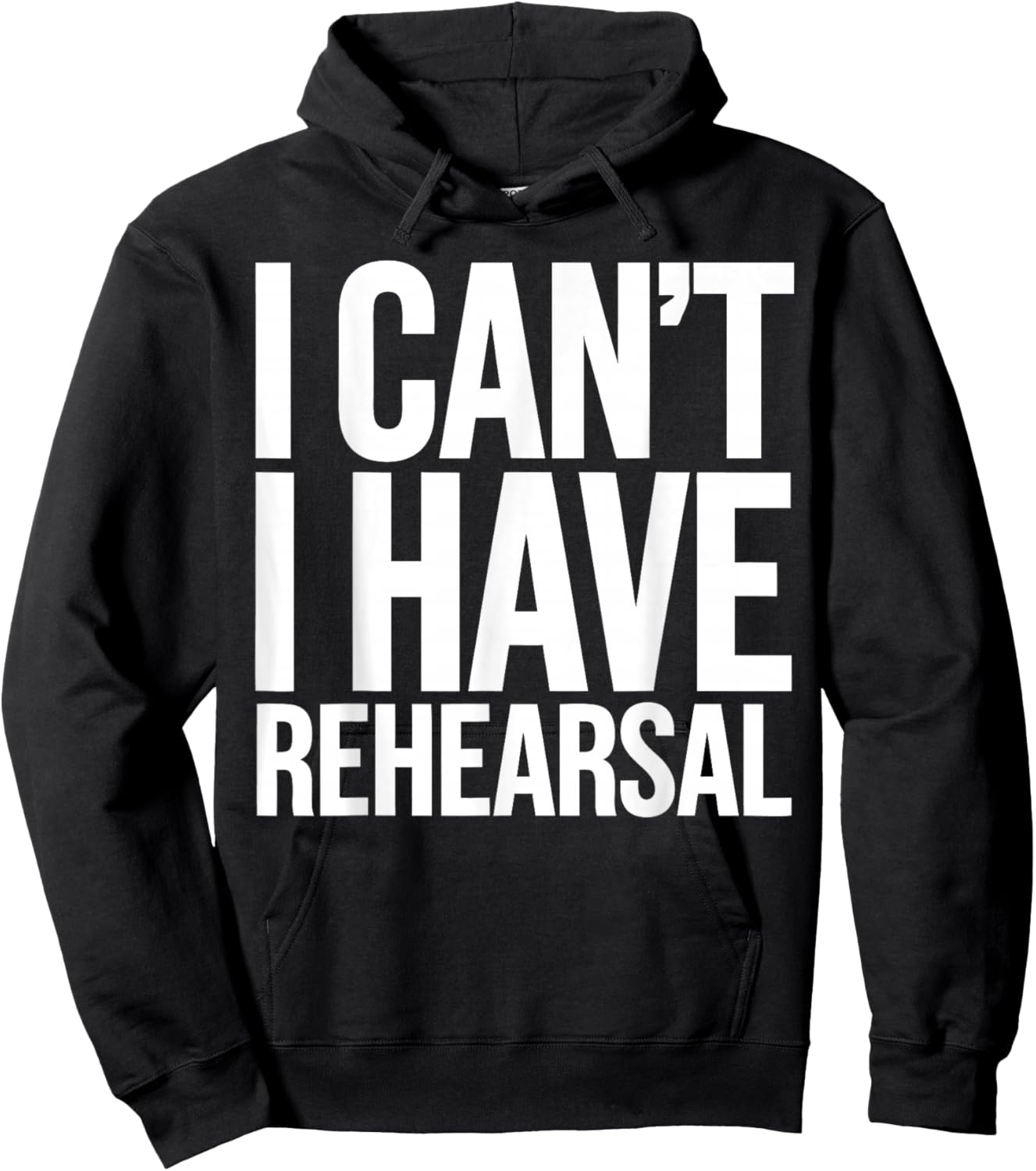 Stage Manager Thespian Rehearsal Funny Theatre Hoodie - Hoodie | Black