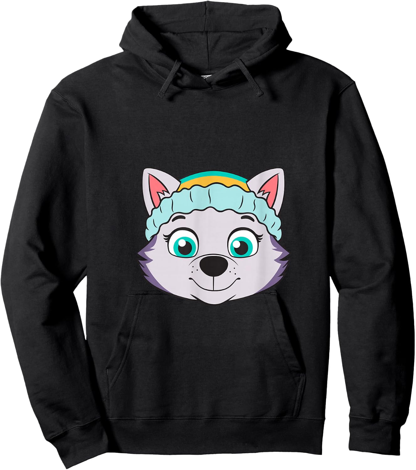 Skye Paw Patrol Face Hoodie - Hoodie | Black