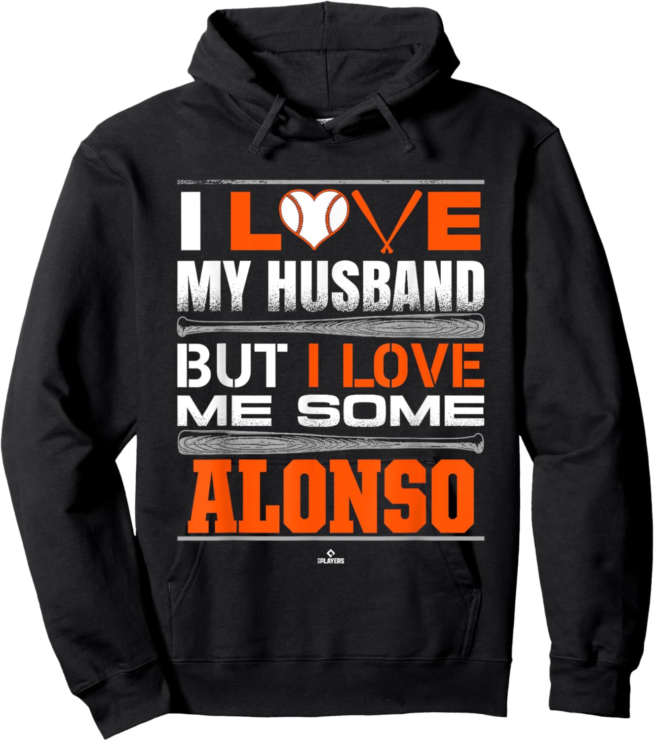 I Love My Husband Pete Alonso New York Baseball MLBPA Hoodie - Hoodie | Black