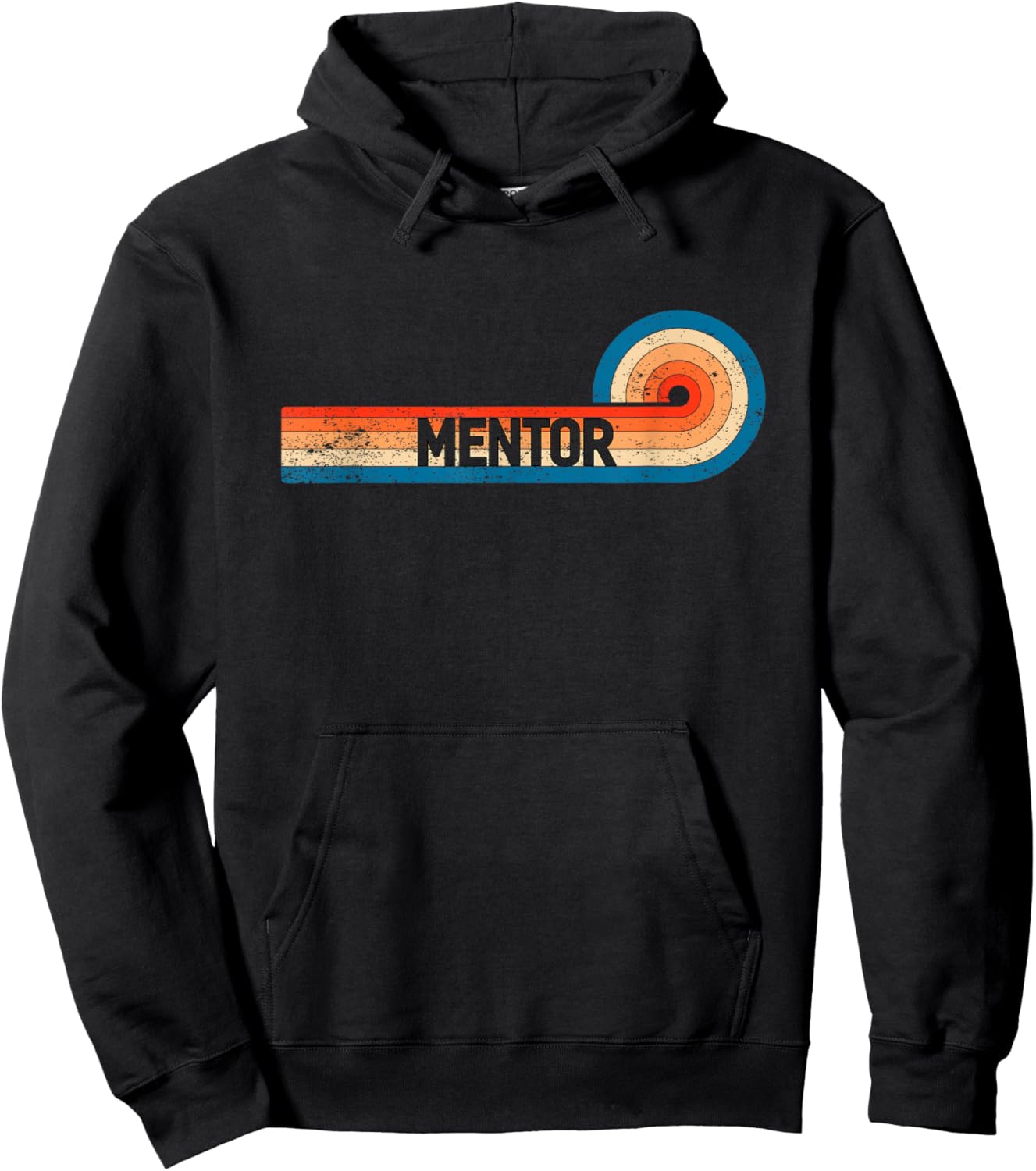 Retro MENTOR Shirt Vintage City MENTOR Hoodie - Hoodie | Black