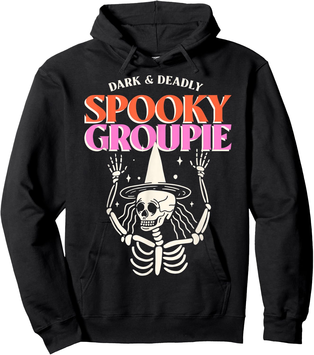 Spooky Groupie Funny Halloween Easy Costume Hoodie - Hoodie | Black