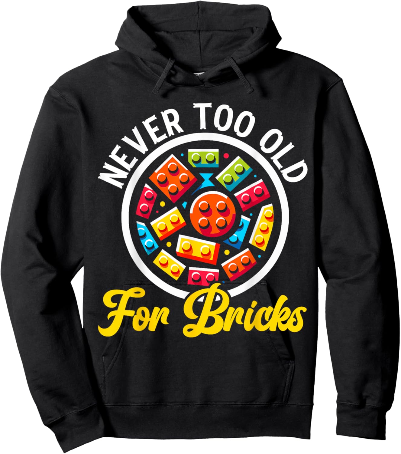 Master Builder Brick Block Building Play Toys Hoodie - Hoodie | Black