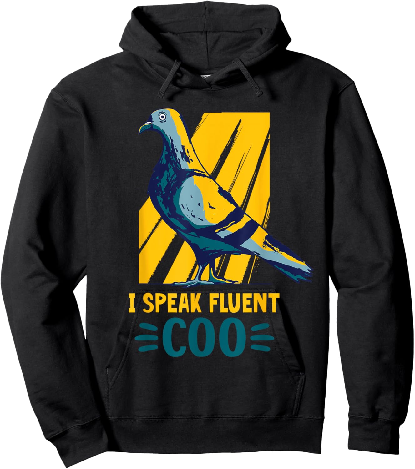 Birdwatching Pigeon Lover Hoodie - Hoodie | Black