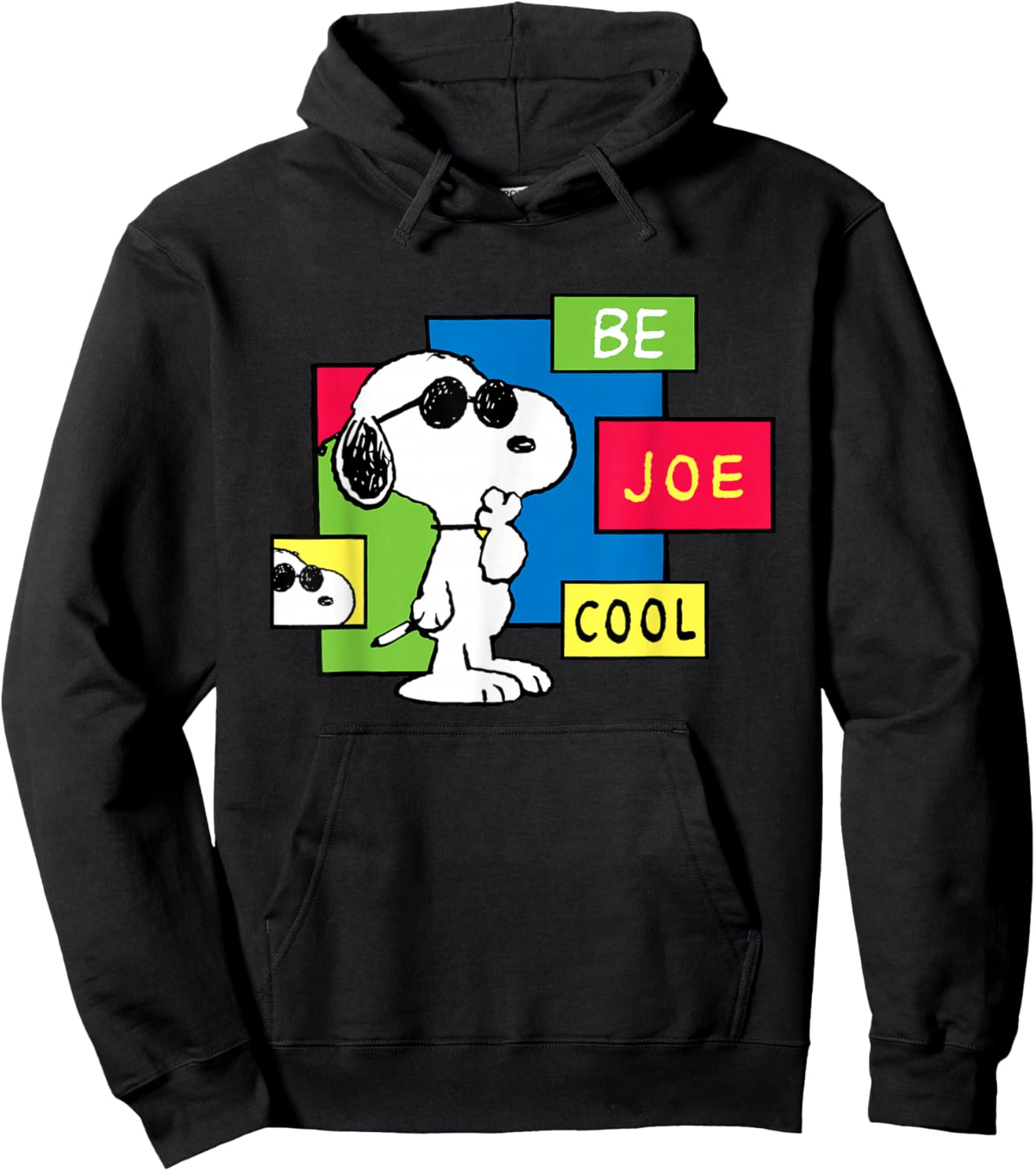 Peanuts Be Joe Cool Snoopy Hoodie - Hoodie | Black