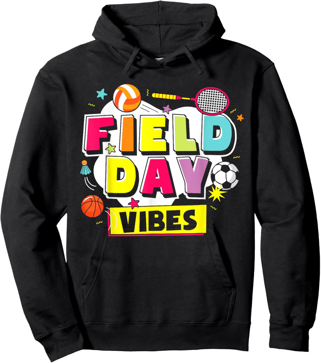 Field Day Sports School Hoodie - Hoodie | Black