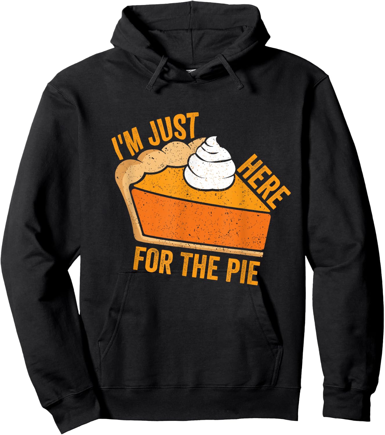 Autumn Pumpkin Pie Thanksgiving Holiday Dessert Hoodie - Hoodie | Black
