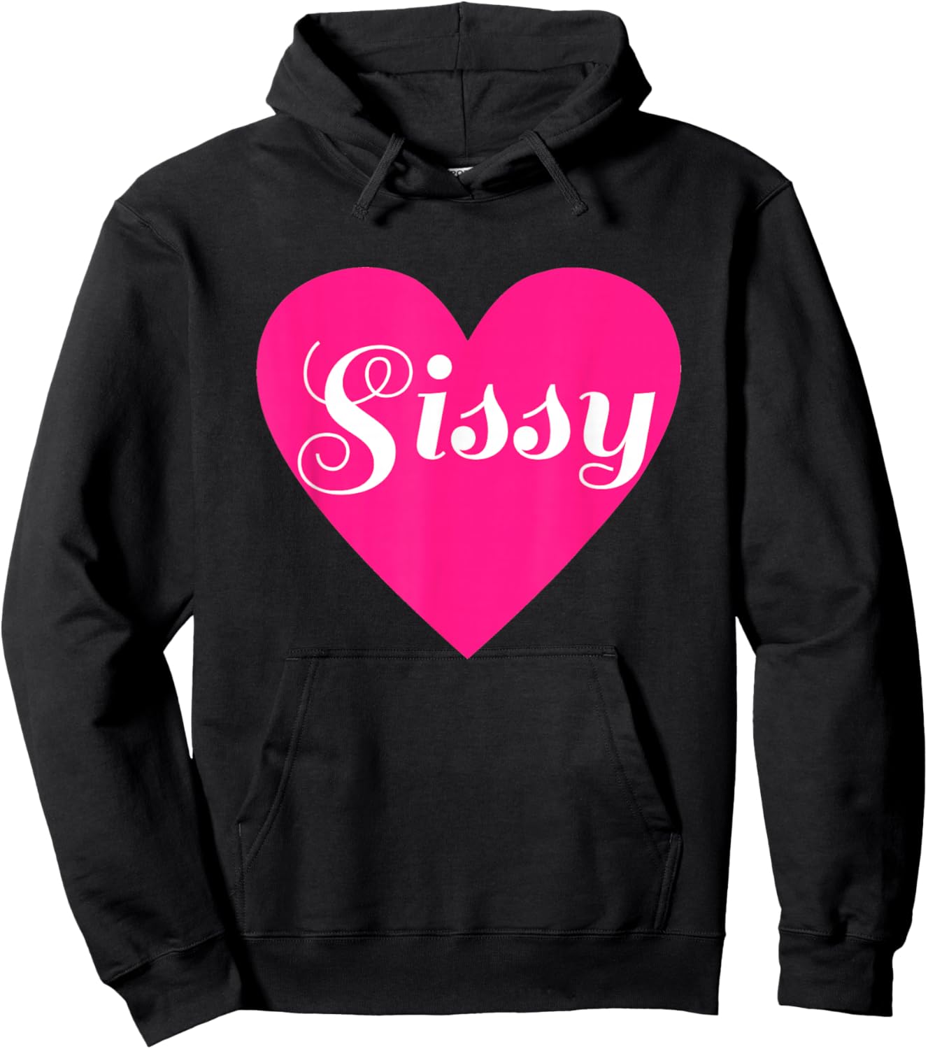 Sissy Love Heart Sissification Femdom Femboy Maid Hoodie - Hoodie | Black