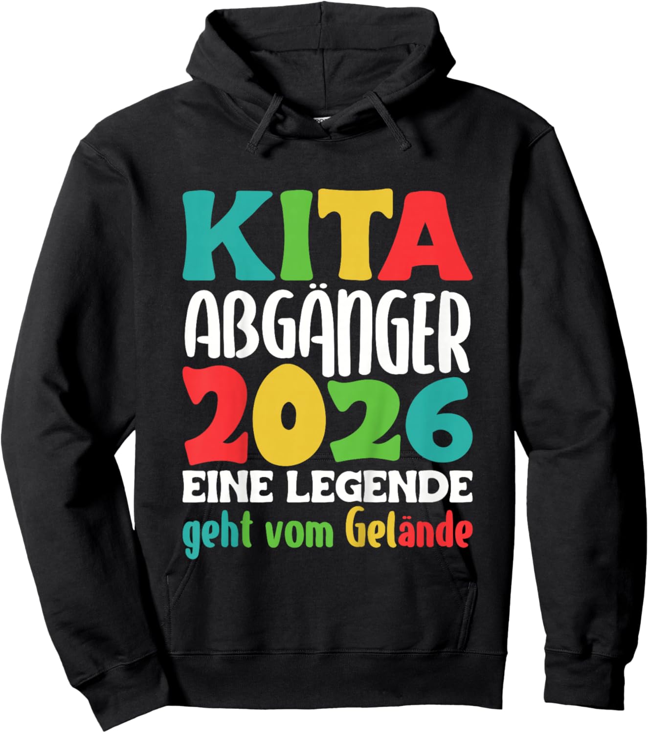 Kita Abgänger 2026 Eine Legende geht vom Gelände Abschied Hoodie - Hoodie | Black