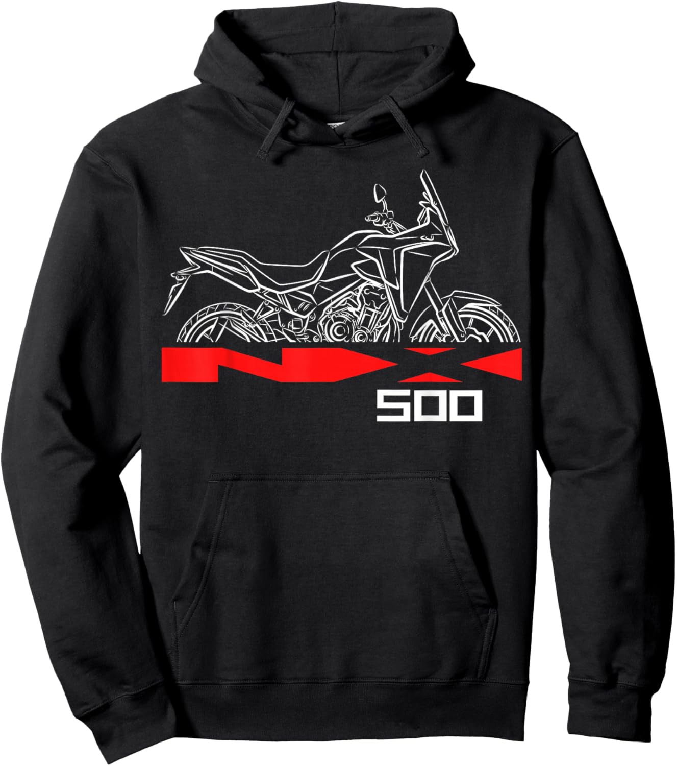 NX500 for ADV Riders, Motorcycle Hoodie - Hoodie | Black