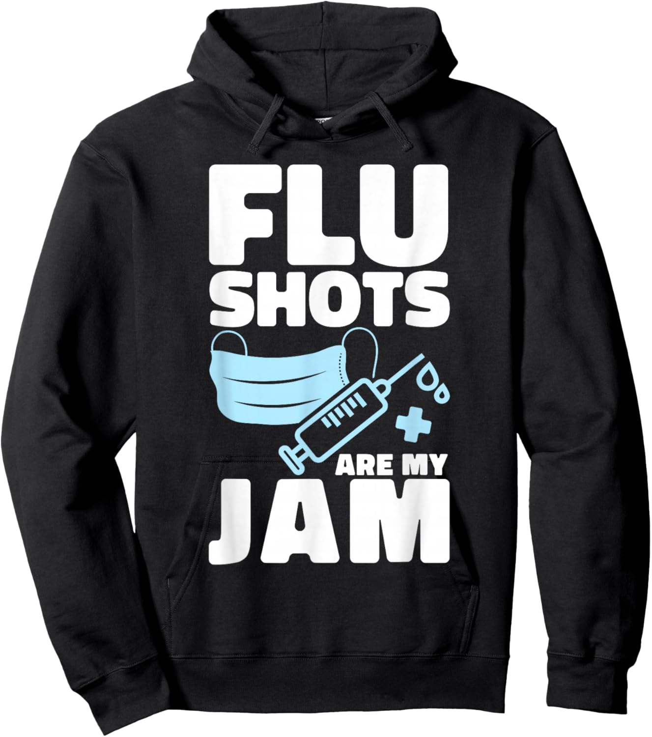 Flu Shots Are My Jam Pathologist Virologist Hoodie - Hoodie | Black