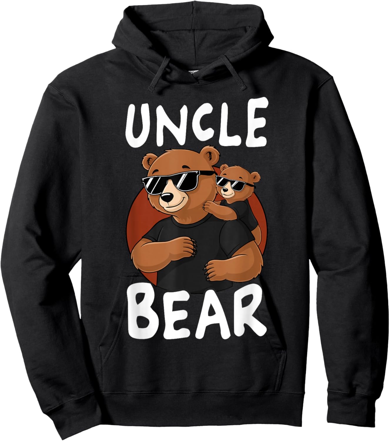 Cool Uncle Bear Family Bears Hoodie - Hoodie | Black