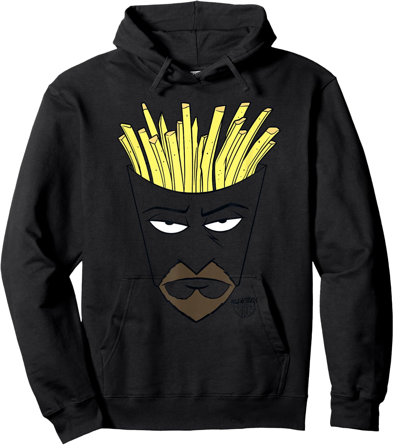 Aqua Teen Hunger Force Frylock Big Face Hoodie - Hoodie | Black