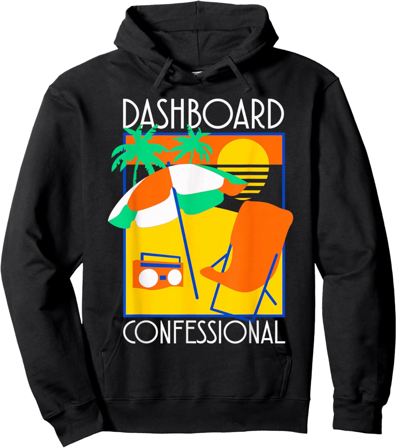 Dashboard Confessional - Vacation , Small, Black Hoodie - Hoodie | Black