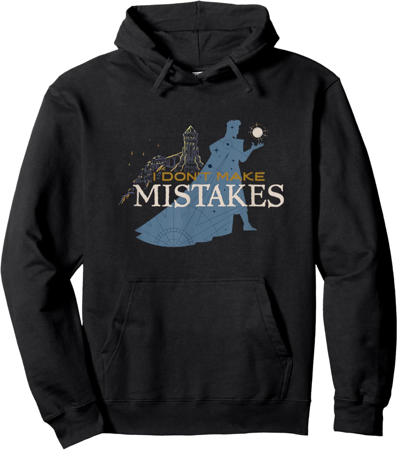 Disney Wish King Magnifico I Don't Make Mistakes Chest Logo Hoodie - Hoodie | Black