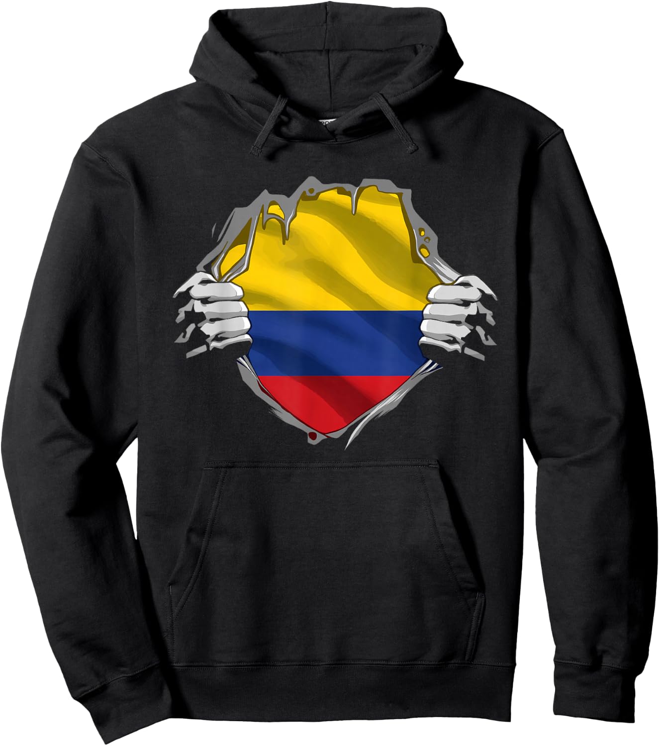 Colombia Shirt Colombian Flag Proud Colombia Country Roots Hoodie - Hoodie | Black