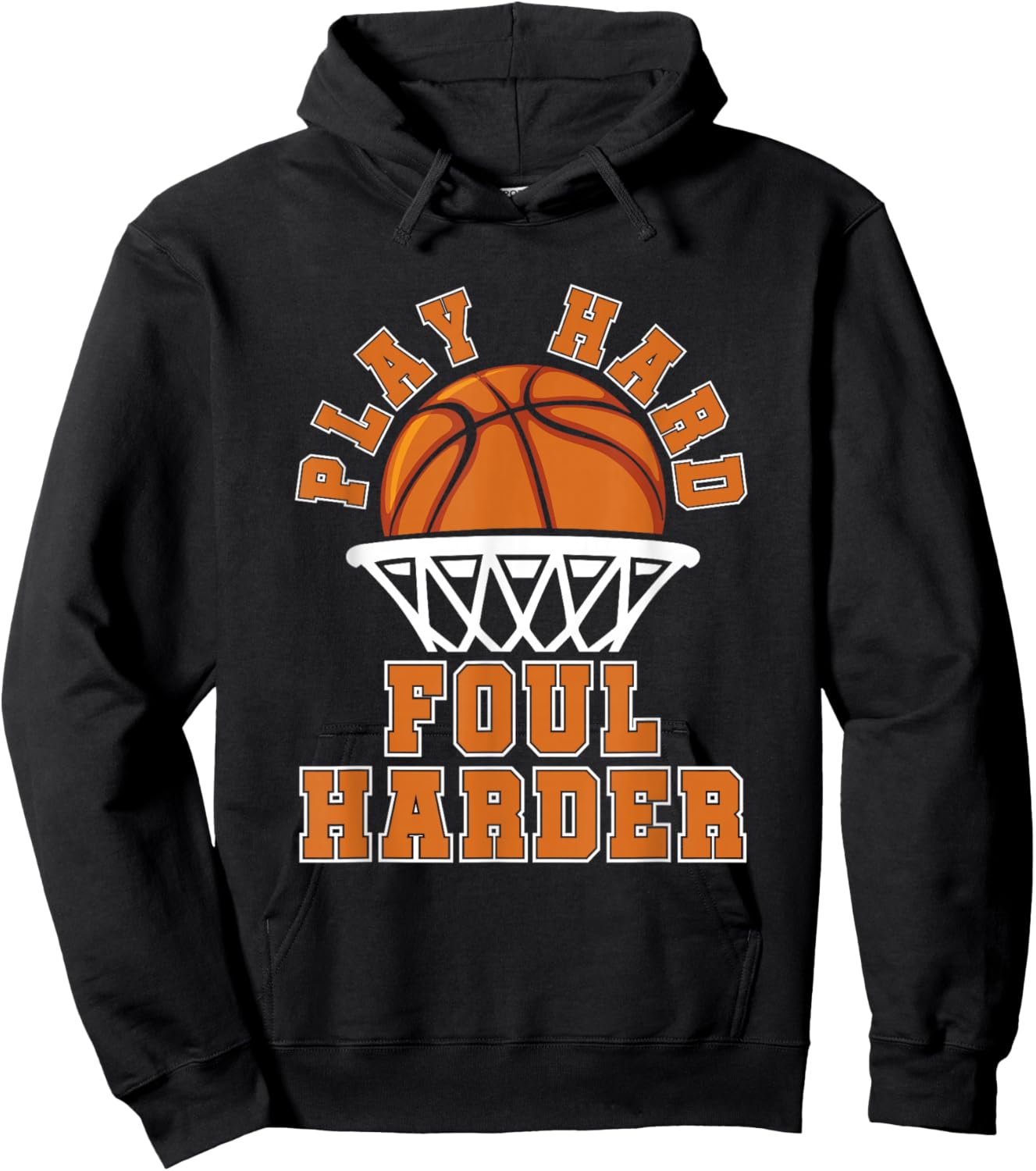 Bball Hoops Player - Streetball Basketball Fouls Hoodie - Hoodie | Black