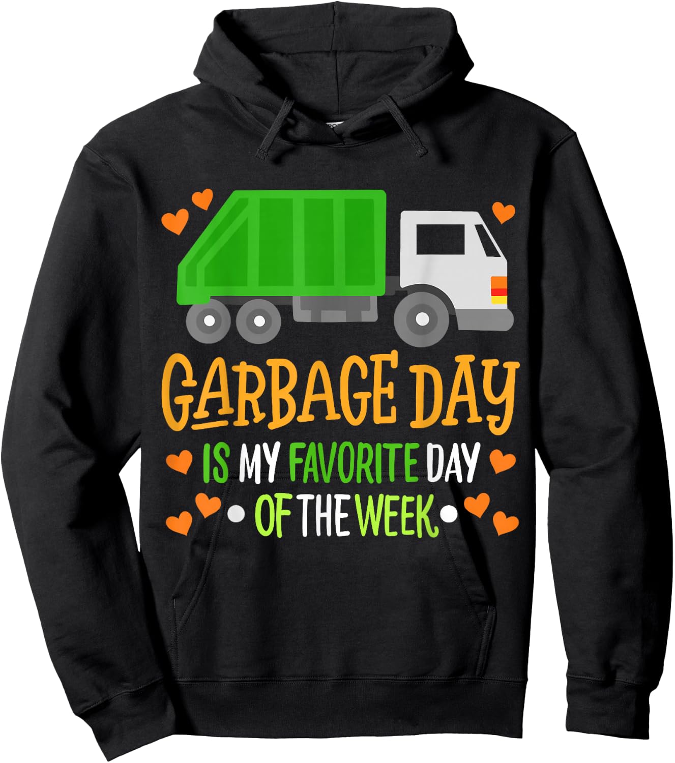 Garbage Truck Hoodie - Hoodie | Black