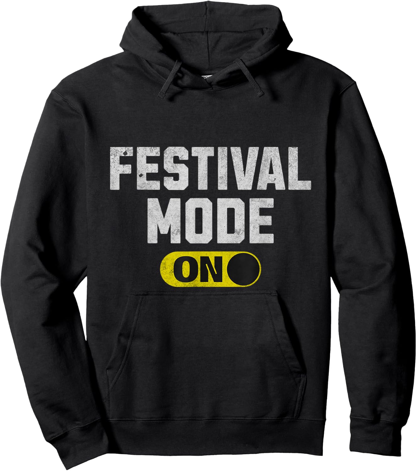 Festival Mode On Rock Music Concert Festival Souvenir Hoodie - Hoodie | Black