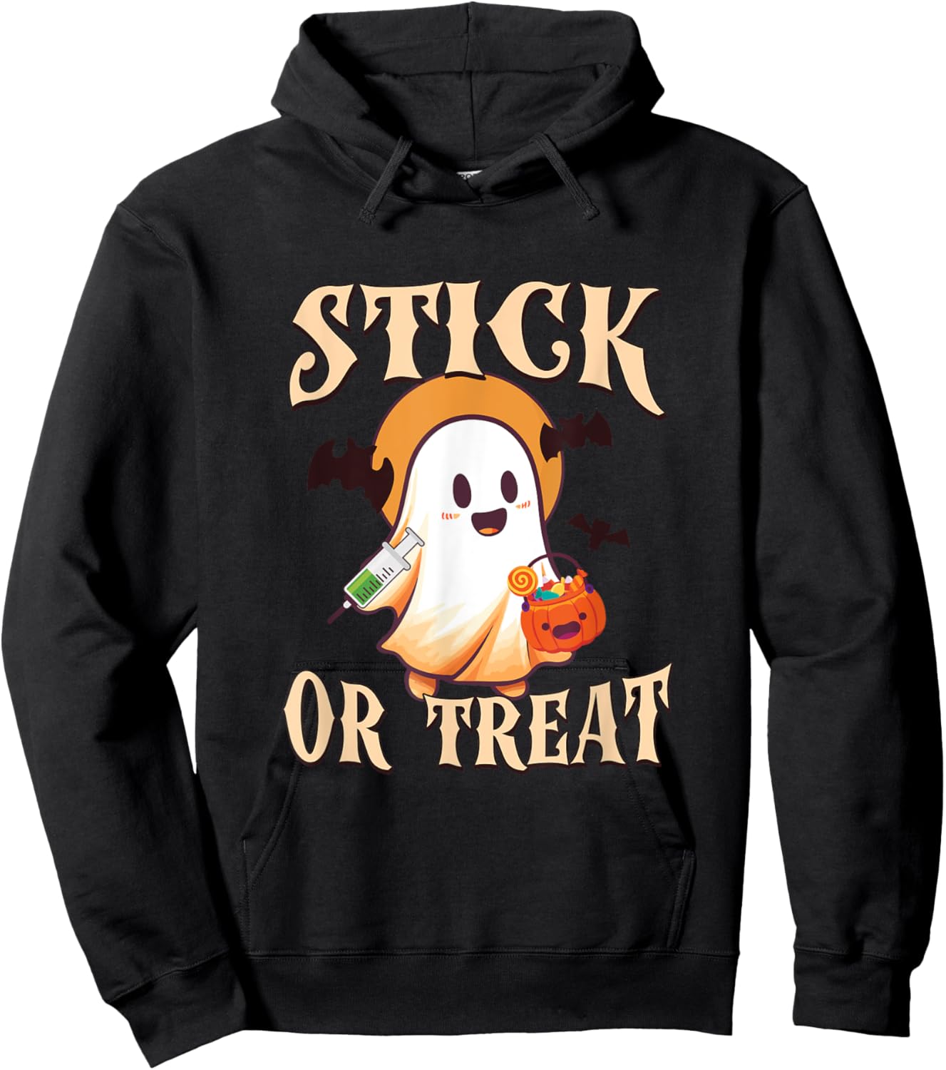 Halloween Nurse Fall Phlebotomy Tech Phlebotomist CRNA ER Hoodie - Hoodie | Black