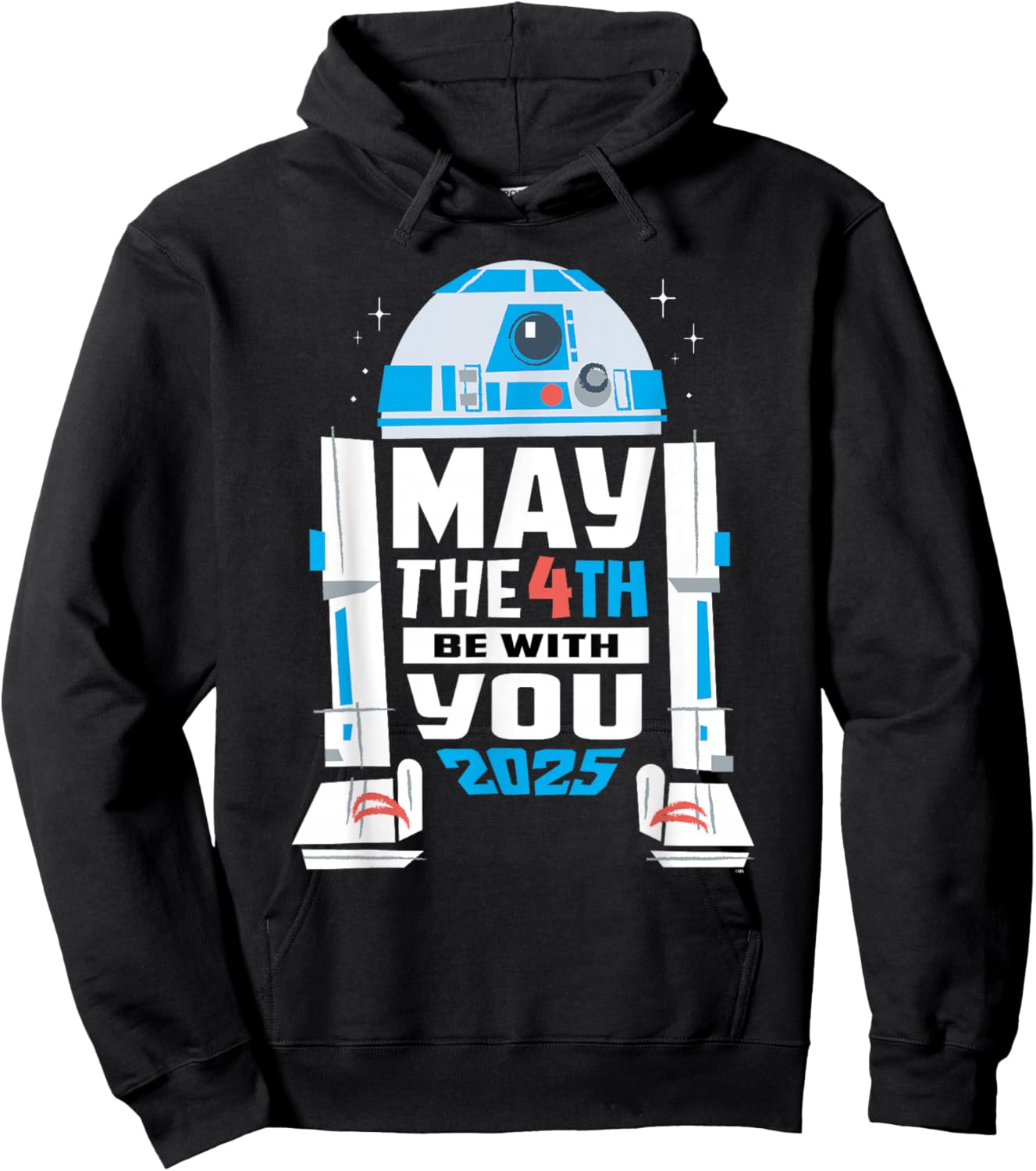 Star Wars R2-D2 May the 4th Be With You 2025 Star Wars Day Hoodie - Hoodie | Black