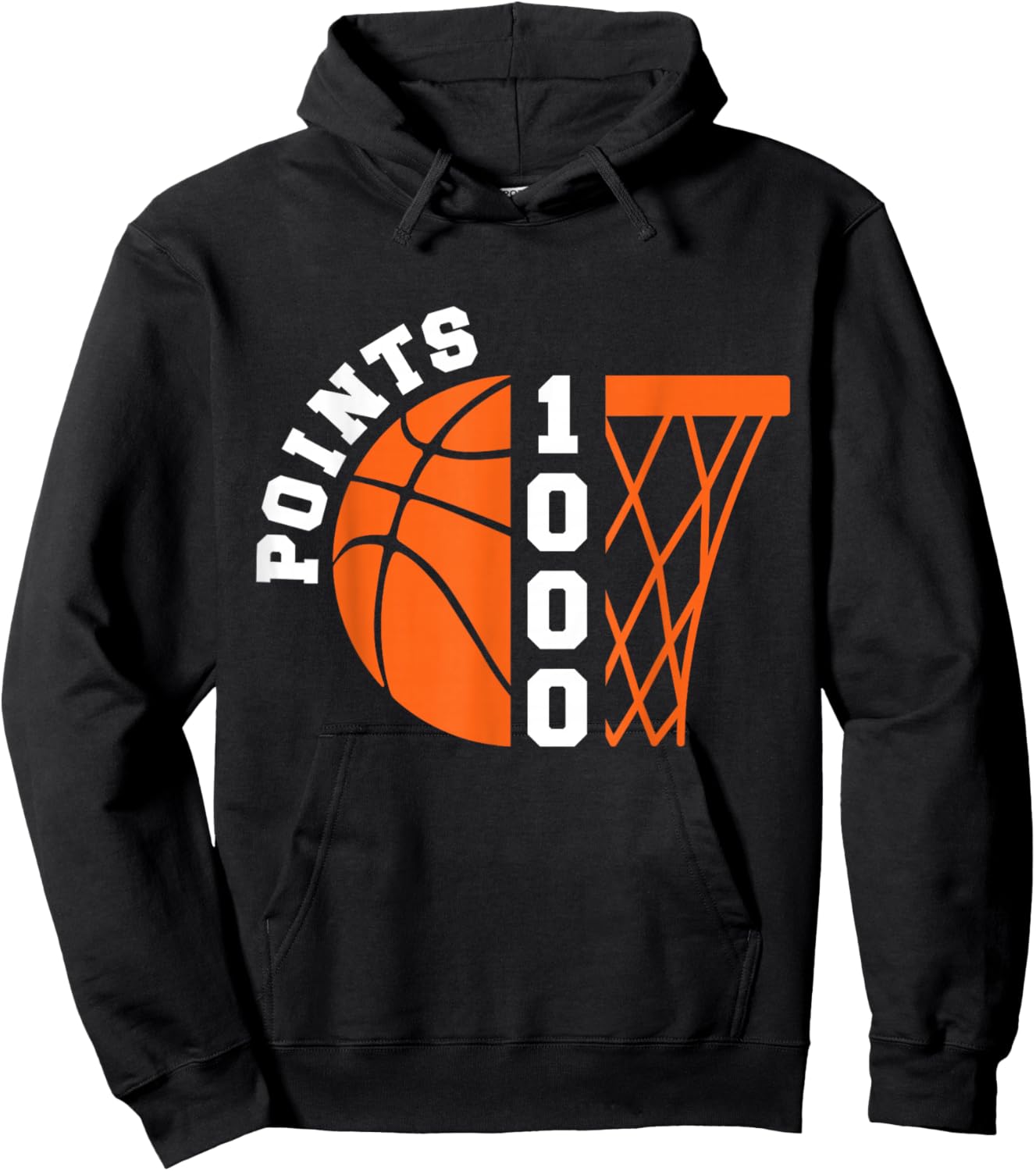 1000 Points Basketball Scorer High School Basketball Boys Hoodie - Hoodie | Black