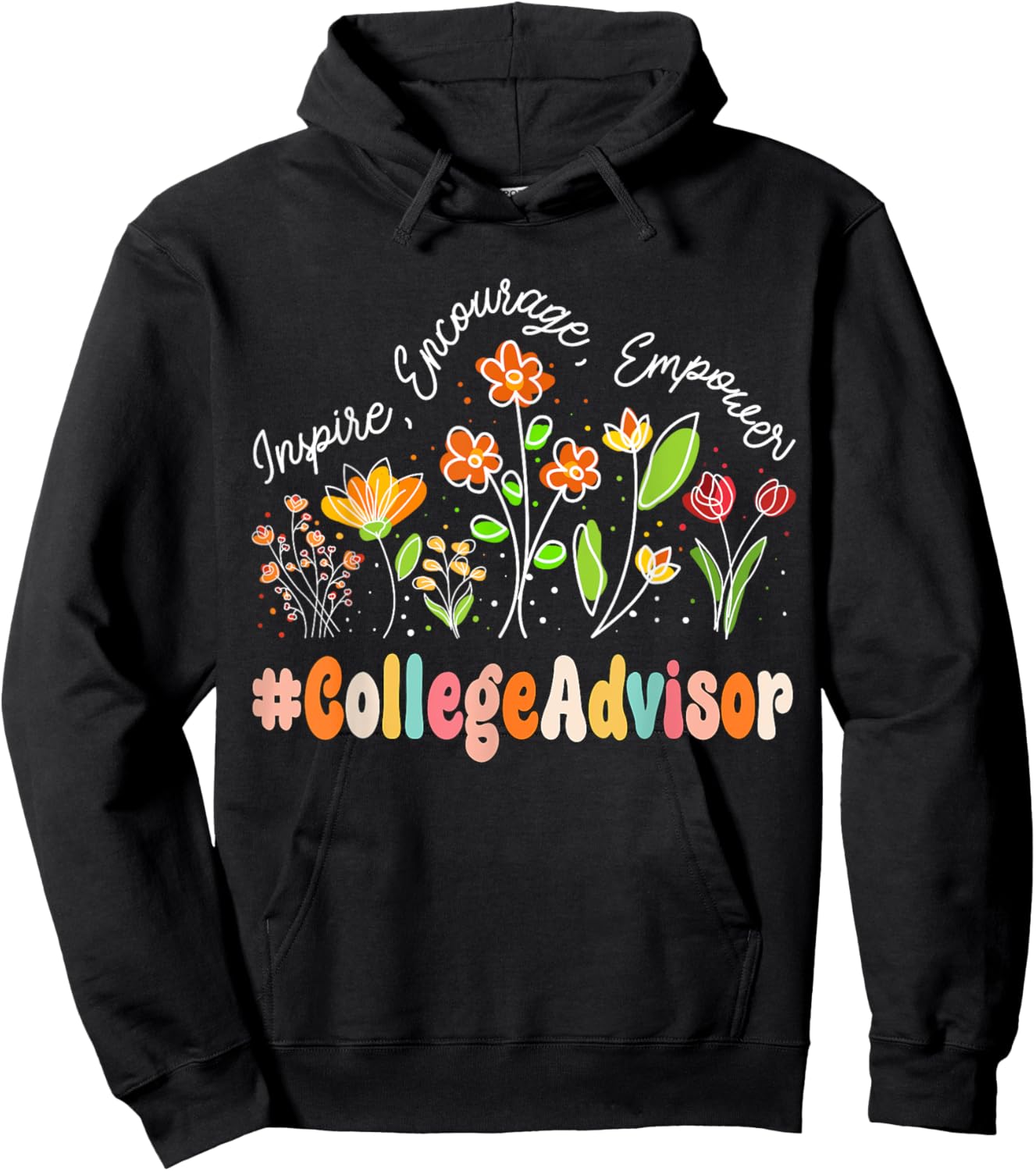 College Advisor Appreciation Week Teacher Back to School Hoodie - Hoodie | Black