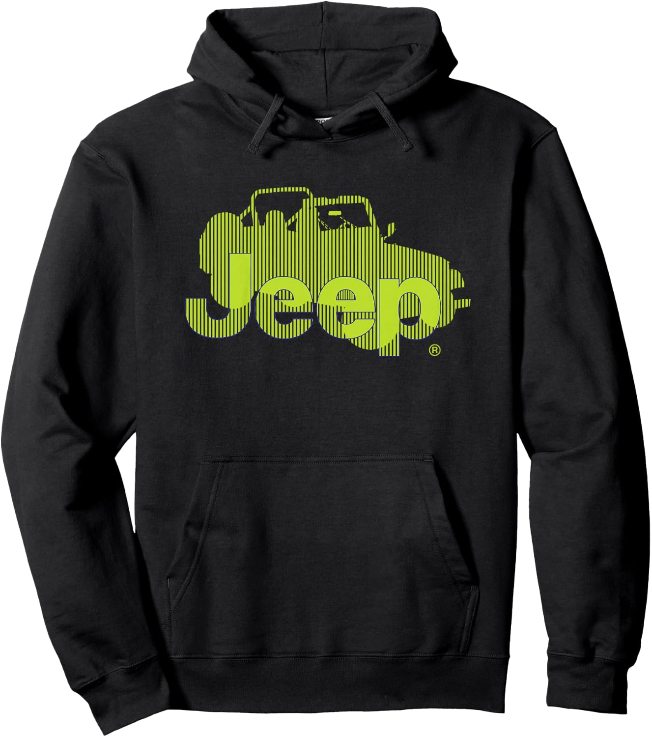 Kids Jeep Lines Graphic Hoodie - Hoodie | Black