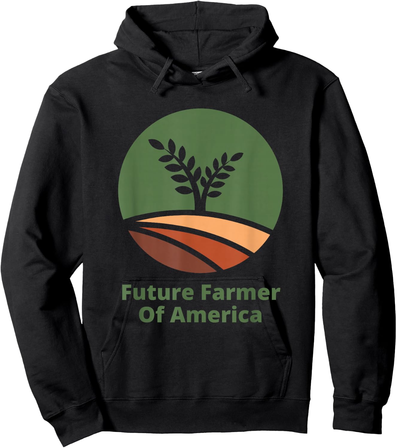 Future Farmer Of America for Farm Girls and Boys Hoodie - Hoodie | Black