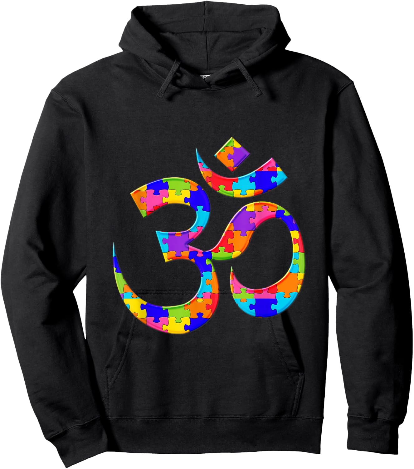 Om Brahman Puzzle Autism Puzzle Hoodie - Hoodie | Black