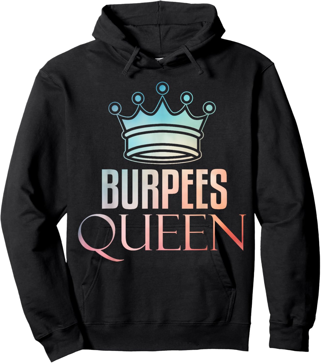 Burpees Art Girls Burpee Exercise Fitness Burpees Hoodie - Hoodie | Black