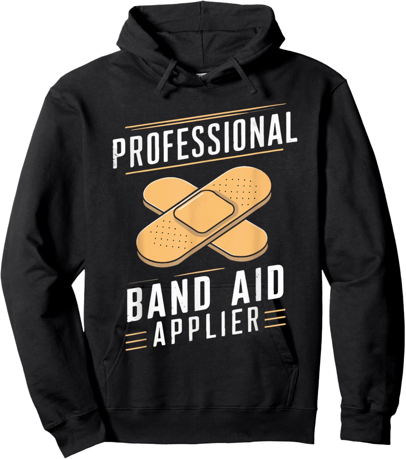 Paramedic EMT EMS Professional Band-Aid Applier Men Women Hoodie - Hoodie | Black