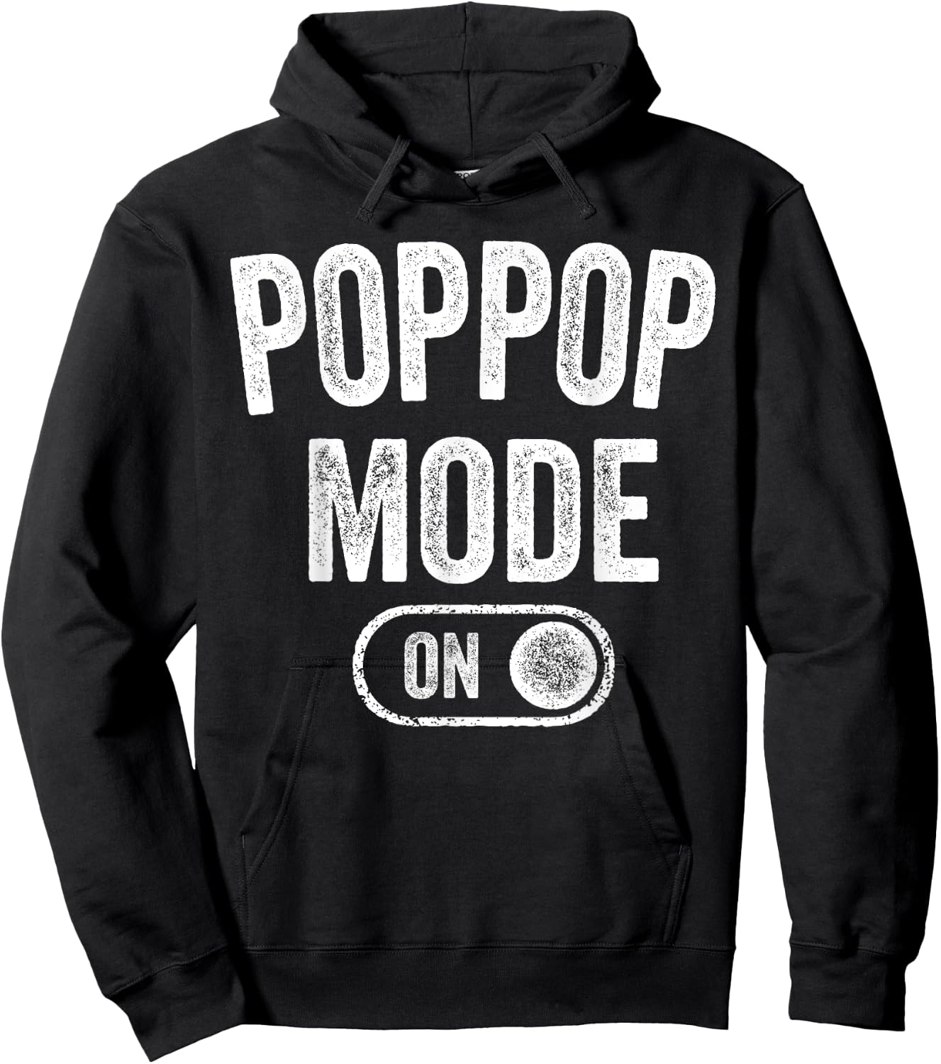 Grandpa Mode On Funny Soon To Be Poppop Gifts 1St Time Pop Hoodie - Hoodie | Black