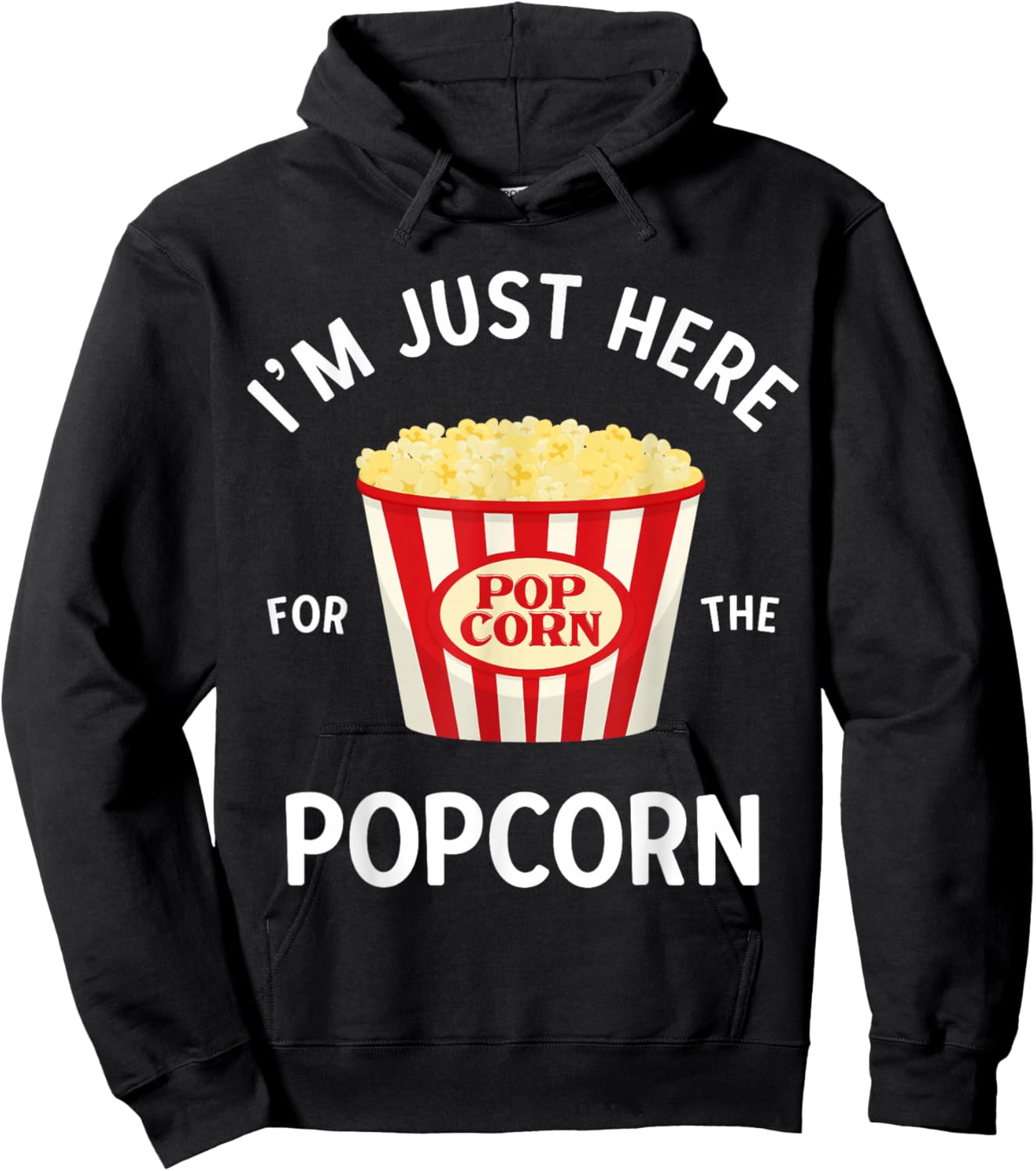 Funny Popcorn Lover Gifts Cinema Movie Snack Lover Men Kid Hoodie - Hoodie | Black