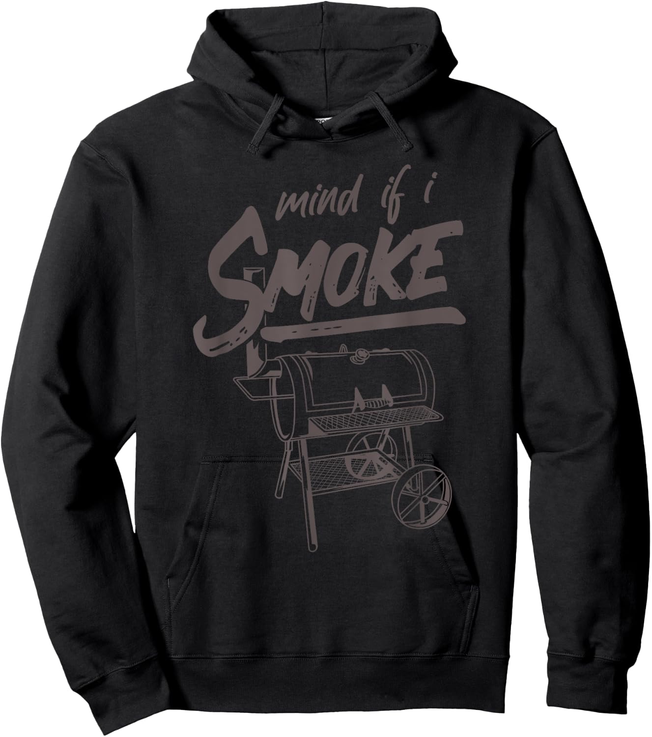 Mind If I Smoke Funny BBQ Smoking Barbecue Grilling Gifts Hoodie - Hoodie | Black