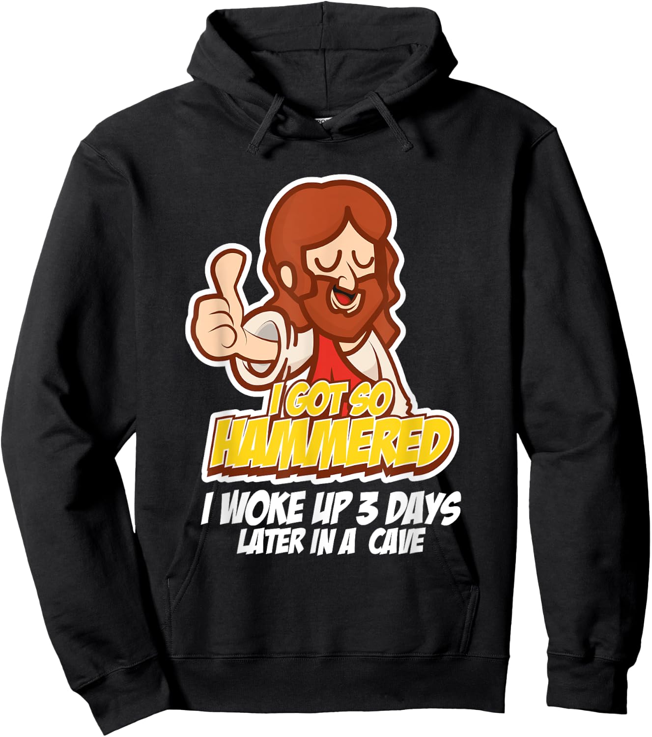 Jesus Easter Shirt Men Funny Religious Gifts Christian Hoodie - Hoodie | Black