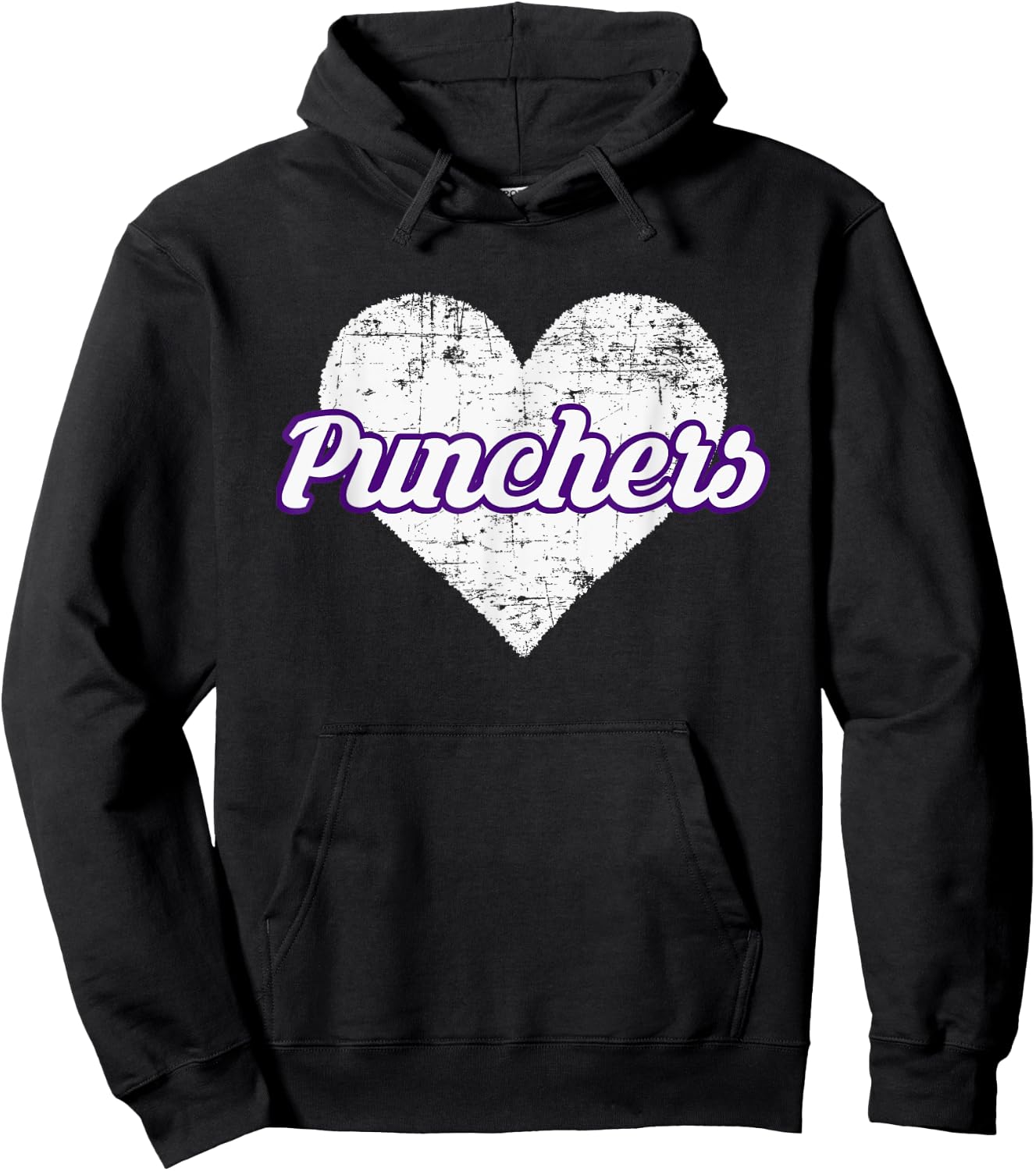 Mason Punchers Over Heart Hoodie - Hoodie | Black