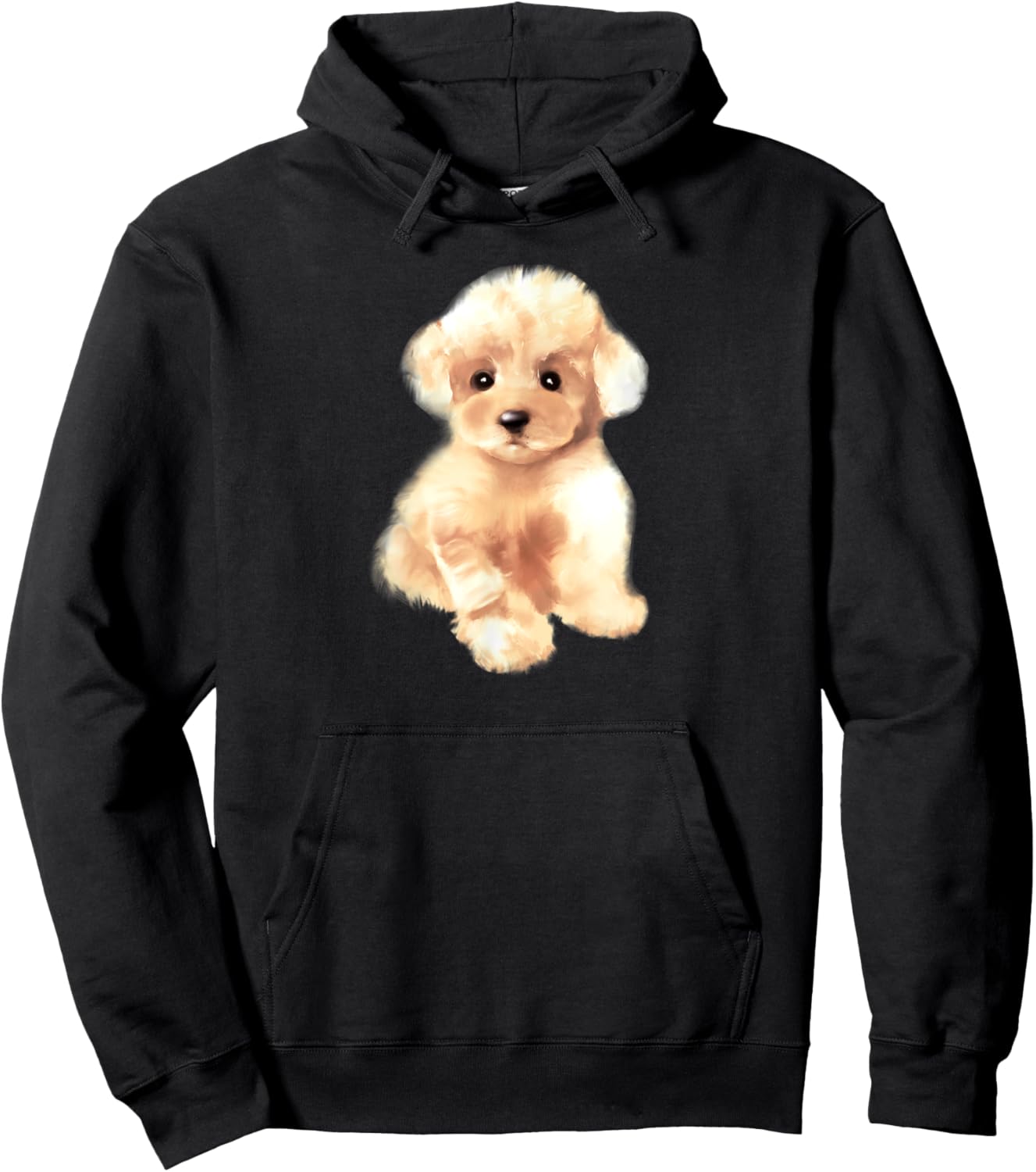 Toy poodle dog ,breed,mini poodle puppy Women Kids Hoodie - Hoodie | Black