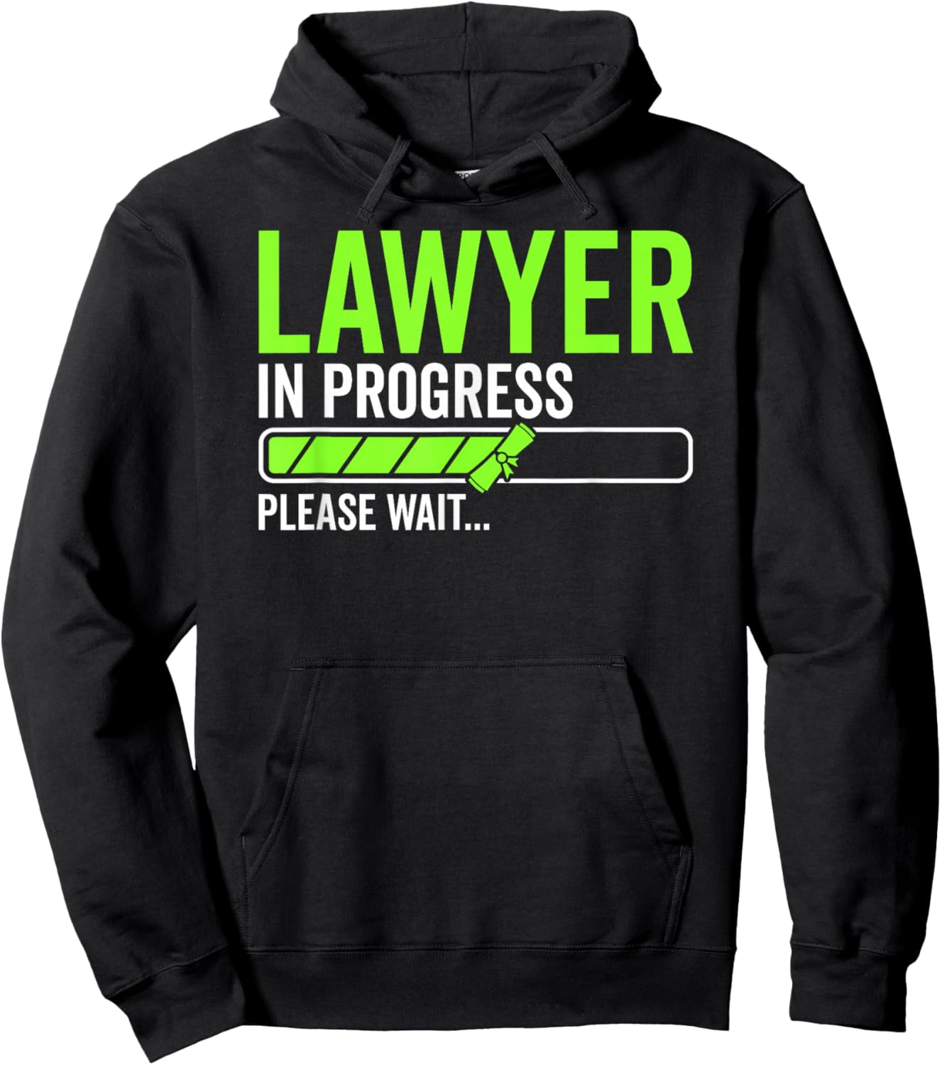 Lawyer in Progress Attorney Law School Law Student Lawyers Hoodie - Hoodie | Black
