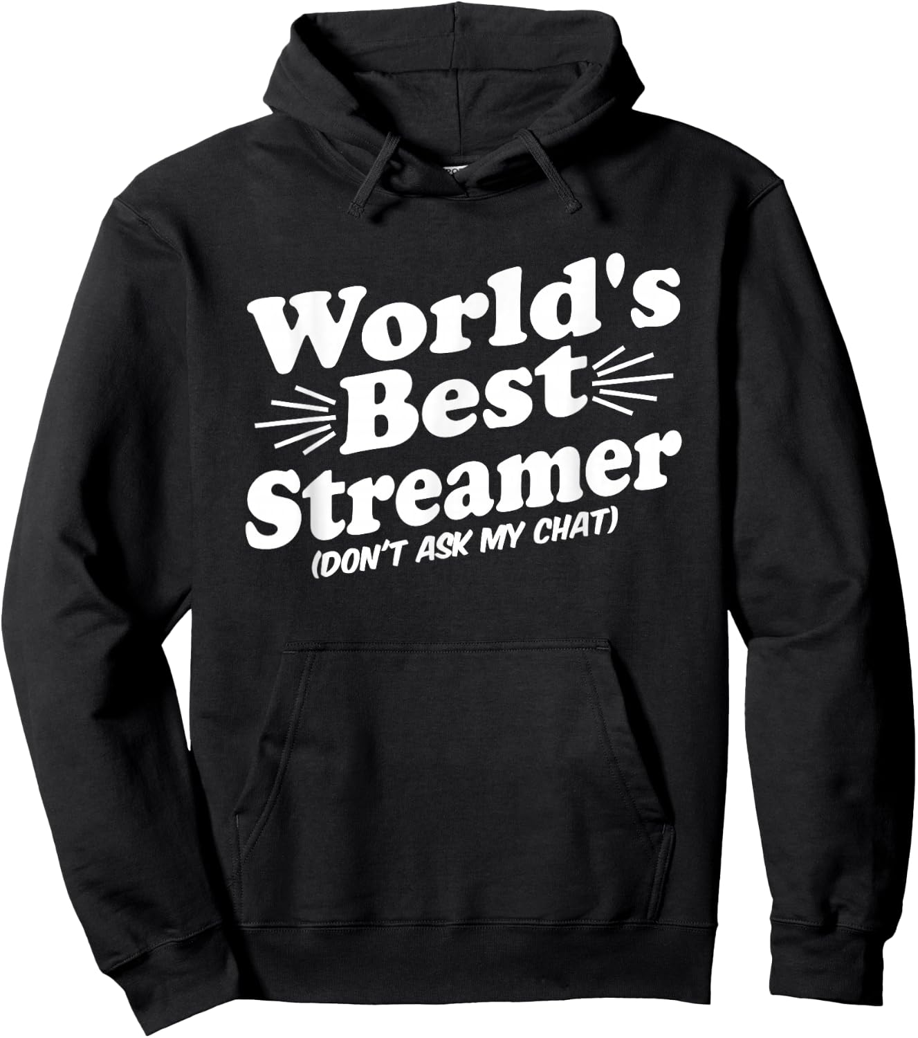World's Best Streamer Funny Men Women Hoodie - Hoodie | Black