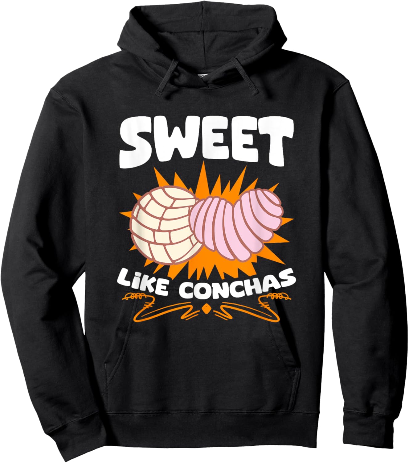 Pan Dulce Sweet Like Concha Pastry Latina Mexican Conchas Hoodie - Hoodie | Black