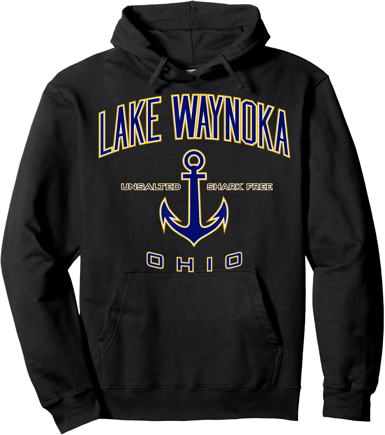 Lake Waynoka Shirt , Men, Girls & Boys Hoodie - Hoodie | Black