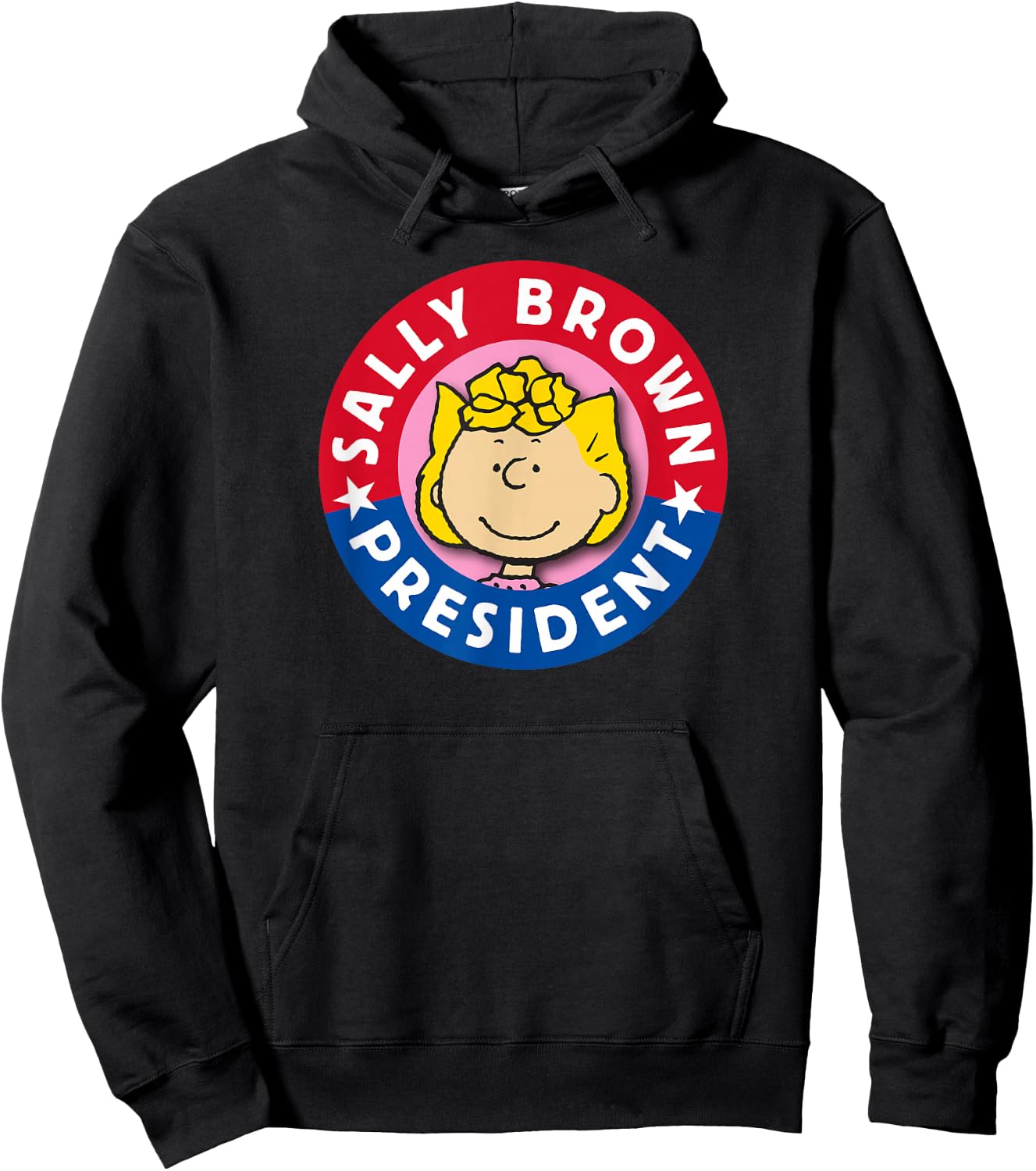 Peanuts Sally Brown as President Hoodie - Hoodie | Black
