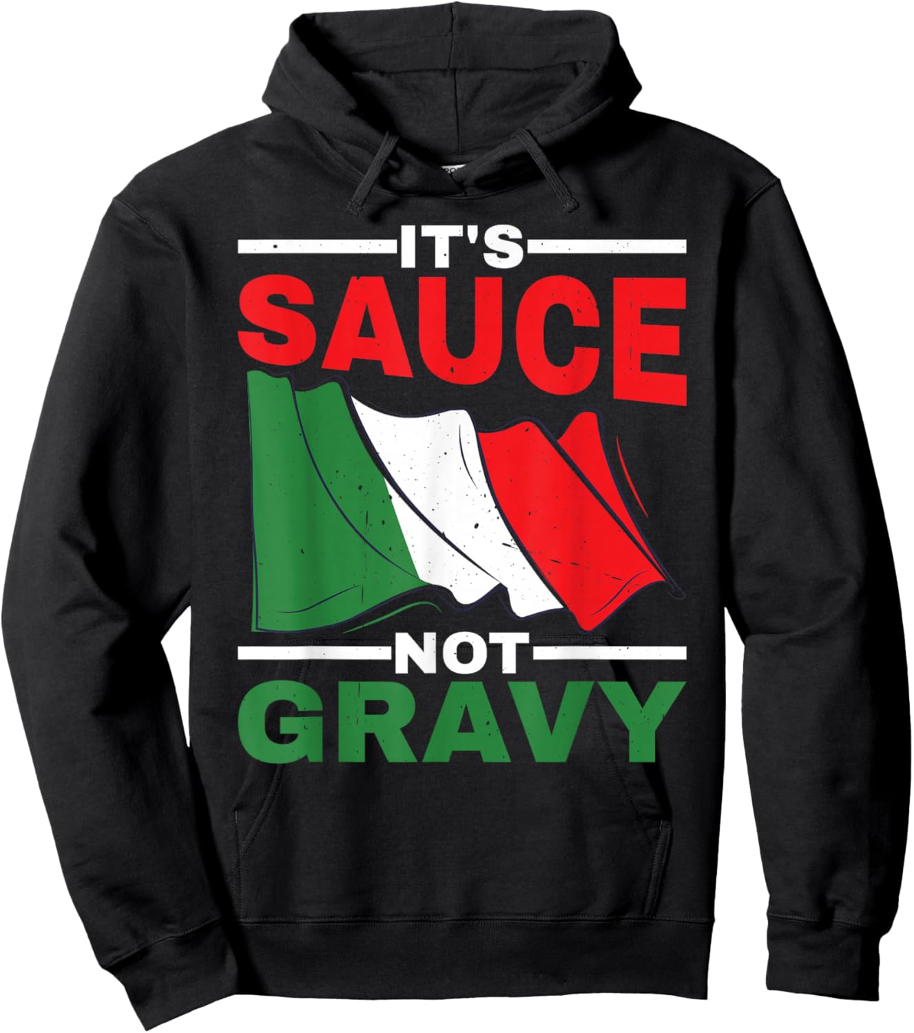 It's Sauce Not Gravy Hoodie - Hoodie | Black
