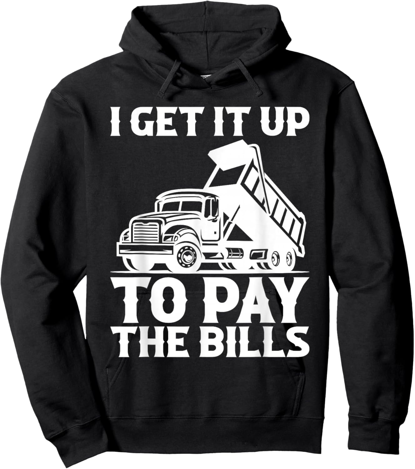 Dump Truck Driver Dump Trucks Truck Fit Hoodie - Hoodie | Black