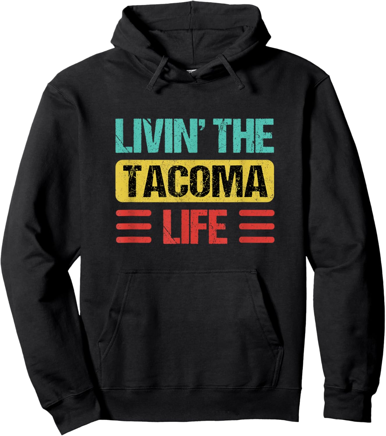 Tacoma Washington Shirts & Gifts Tacoma -Adults Black Small Hoodie - Hoodie | Black