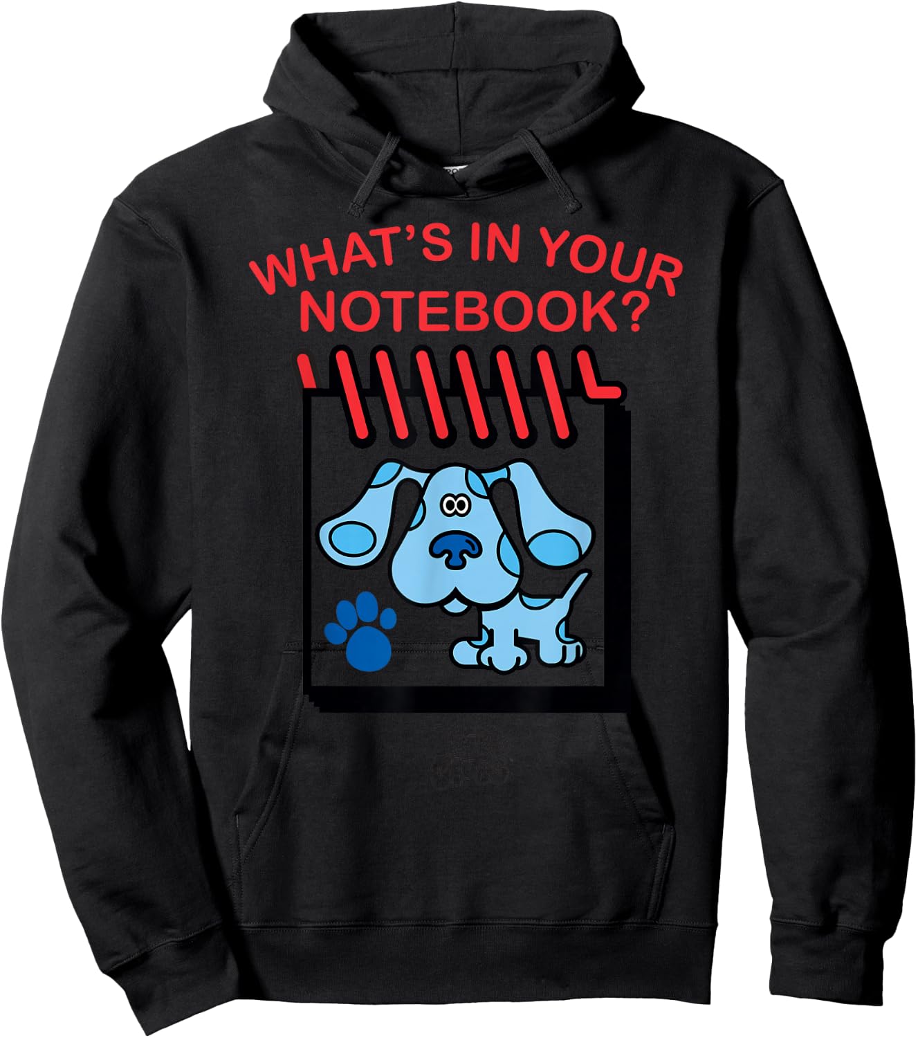Blue's Clues Whats in Your Notebook? Hoodie - Hoodie | Black