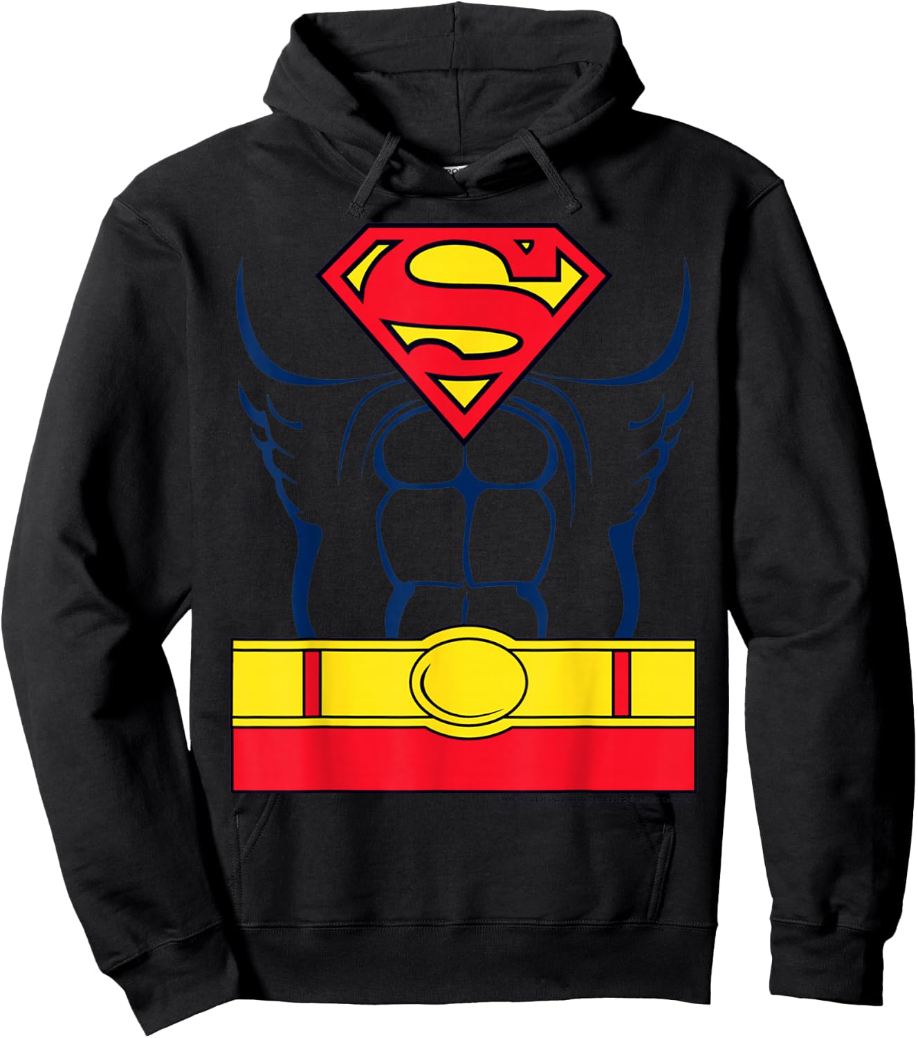 DC Comics Superman Costume Hoodie - Hoodie | Black